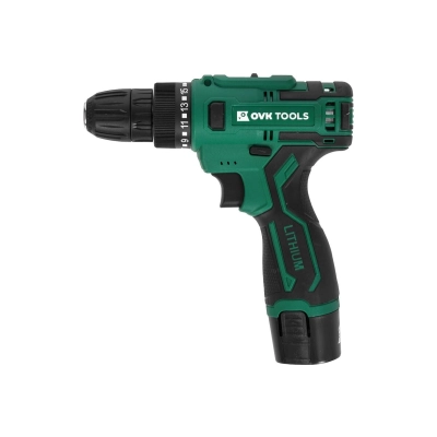 Дрель-шуруповерт Ovk Tools OTCS2AA-12V-1.5A 12Вт аккум. патрон быстрозажимной