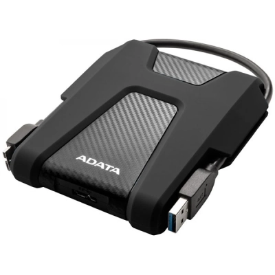 Внешний HDD ADATA HD680 (AHD680-2TU31-CBK) 2.5 2.0Tb USB 3.1, черный, MIL-STD-810G 516.6