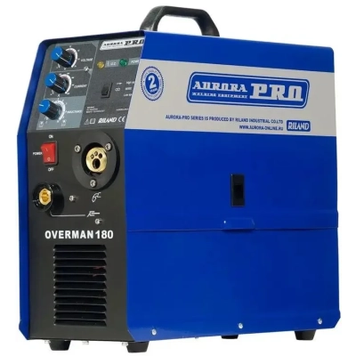 Сварочный полуавтомат Aurora Overman 180 Mosfet инвертор MIG-MAG 6.6кВт