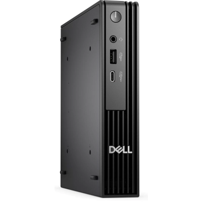 Неттоп Dell Pro Micro QCM1250 (DPM-3860) Intel Core i3 14100T, DDR5 8ГБ, 512ГБ SSD, Intel UHD Graphics, Windows 11 Pro, черный