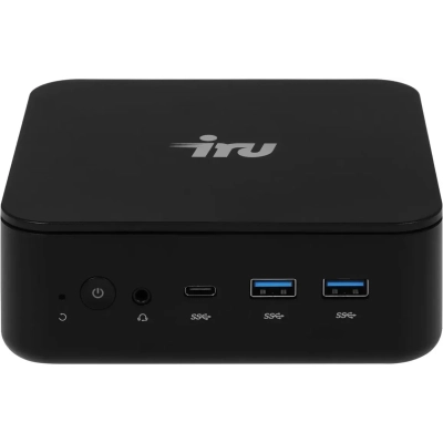 Неттоп iRU Planio 325 (2180270) AMD Ryzen 5 3500U, DDR4 16ГБ, 512ГБ SSD, AMD Radeon Vega 8, без операционной системы, черный