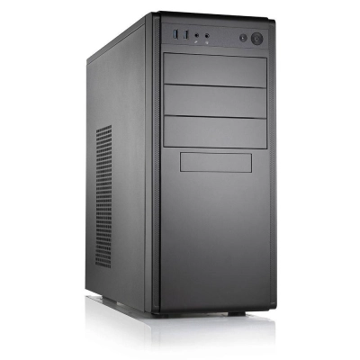 Корпус FoxLine FL-886-FZ500R-U32 ATX, black w/​PSU 500W 12cm, w/​2xUSB3.0, w/​ pwr cord, w/​o FAN