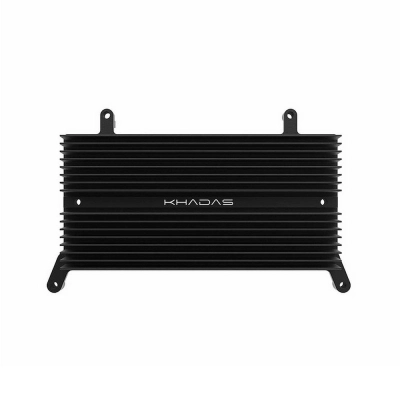 Радиатор Khadas Passive VIM Heatsink KAHS-V-002 designed for VIM1 /​ 2/​3 /​ 3L, Edge-V, Aluminum, Black, VIMs Thermal Pad