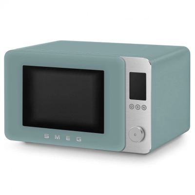 Микроволновая печь SMEG MOC02EGMEU отдельностоящая, объем 27л, 9 функции приготовления, аэрогриль, 25 автоматических программ, быстрый старт