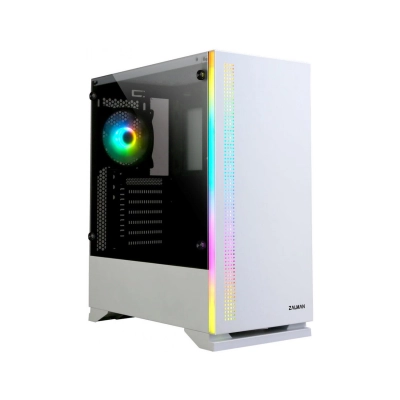Корпус Zalman S5 белый без БП ATX 6x120mm 2x140mm 2xUSB2.0 1xUSB3.0 audio bott PSU