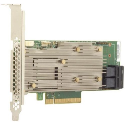 Контроллер LSI MegaRAID 9460-8I SGL (05-50011-02) PCIe 3.1 x8 LP, SAS/​SATA/​NVMe, RAID 0,1,5,6,10,50,60, 8port(2 x int SFF8643), 2GB Cache, 3508ROC