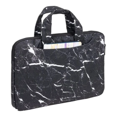 Сумка портфель BRAUBERG 270835 Style 26х36х3см 1Marble черная