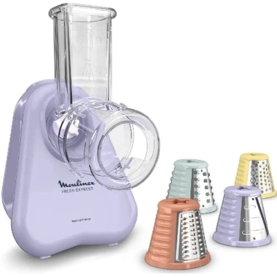 Универсальная резка Moulinex DK8546E0 150Вт (нарезка до 5мм) лиловый/белый