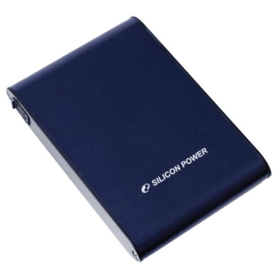 HDD ext 2.5 1.0TB USB3.0 Silicon Power Armor A80, алюминий, ударопорчный IPX7, синий (SP010TBPHDA80S3B)