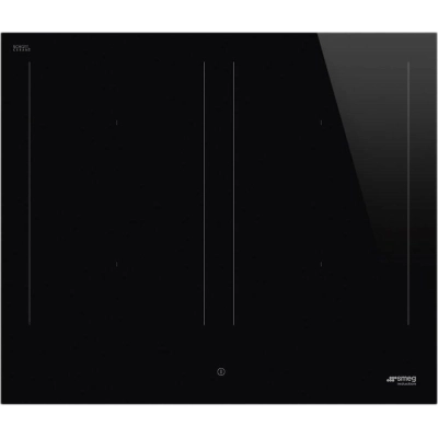 Варочная поверхность Smeg SIM3644D 60см, индукция, слайдерное управление, 4 зоны нагрева, 9 уровней мощности, автоматическое определение посуды