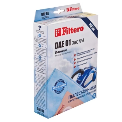 Синтетические пылесборники FILTERO DAE 01 ЭКСТРА (4)