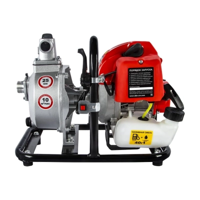 Мотопомпа бензиновая DDE WP250 (919-891) вых 25 мм/​1/​дв 43 см3/​1,9 л.c/​выс 45 м/​10 м3/​час