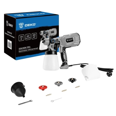 Краскопульт электрический DEKO SG620DK Pro, 800 мл, 620Вт (083-1132)