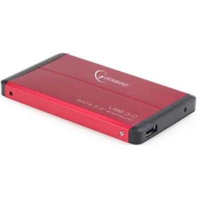 Корпус для HDD/​SSD 2.5 Sata3 USB3.0 Gembird EE2-U3S-2-R, Red, алюминиевый