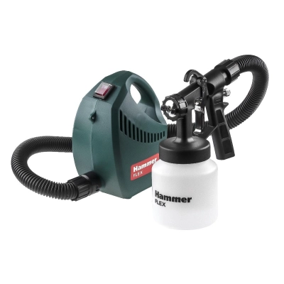 Краскопульт Hammer Flex PRZ500B 800мл бак, вязкость до 60 DIN