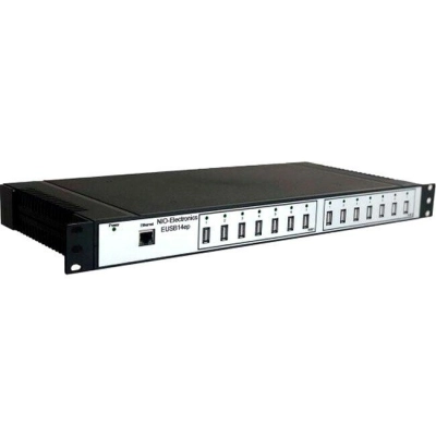 USB-концентратор Nio-Electronics (NIO-EUSB 14EP) сетевой 14 внешних портов