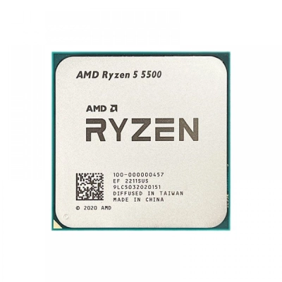 Процессор AMD Ryzen 5 5500 (100-100000457) (4.2/​3.6Ghz, 6 ядер, 16MB, 65W, AM4) Oem