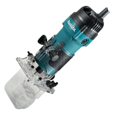 Фрезер сетевой MAKITA 3712, 530Вт, цанга 6мм, глубина 42 мм, наклонная база