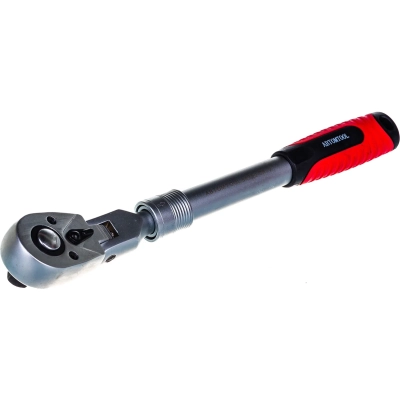 Ключ трещотка ABTOMTOOL Рroffi 54252 1/​2 72зуб 350-500 мм телескопическая, CrV