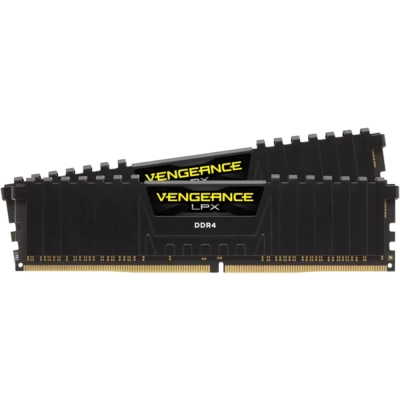 ОЗУ CORSAIR Vengeance LPX Black (CMK32GX4M2D3600C18) 32GB 3600МГц DDR4 CL18 DIMM (Kit of 2x16GB) XMP 2.0