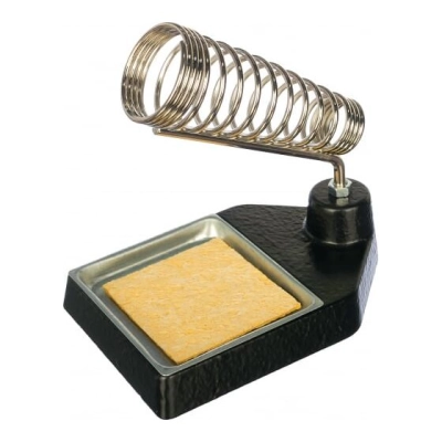 Подставка под паяльник REXANT (12-0308) чугун, ниша квадратная, губка (ZD-10С)