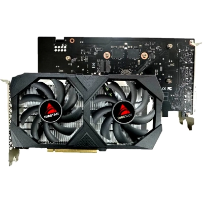 Видеокарта Biostar Nvidia RTX3050 6Gb (VN3516RF68) 96bit GDDR6 PCI-E 1042/​14000/​HDMIx1/​DPx3/​HDCP Ret
