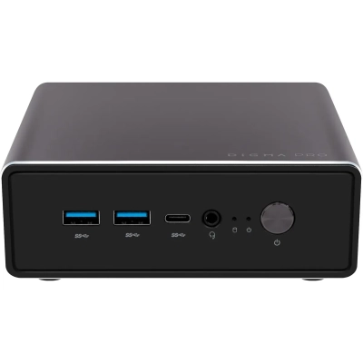 Неттоп Digma Pro Minimax U1 (DPP3-ADXW03) i3 1215U (1.2) 16Gb SSD512Gb UHDG Windows 11 Pro GbitEth WiFi BT 60W темно-серый/​черный