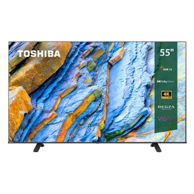 55 Телевизор TOSHIBA 55C350LE черный 3840x2160, 4K Ultra HD, 60 Гц, Wi-Fi, Smart TV, VIDAA