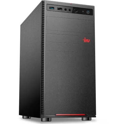 ПК iRU Planio 310H6SEV (2112564) Intel Core i5 12400, DDR4 8ГБ, 256ГБ(SSD), Intel UHD Graphics 730, FreeDOS, черный