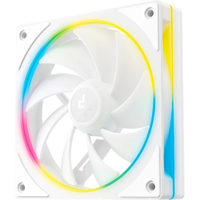 Вентилятор DEEPCOOL FL12 SE WH 120x120x25мм (PWM, ARGB, белый, 400-1900об/мин) Color BOX
