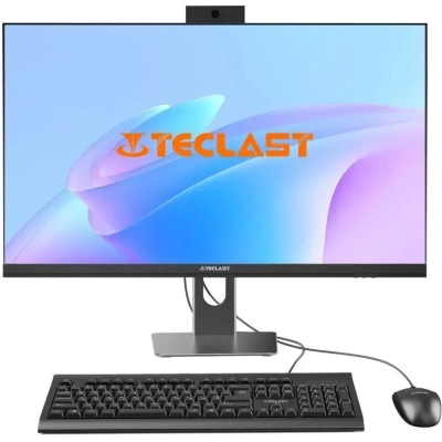 Моноблок Teclast T24 Air 22516G512FK Full HD Core Ultra 5 225 (3.3) 16Gb SSD512Gb Graphics CR Win11Pro GbitEth WiFi BT 120W клавиатура мышь Cam черный