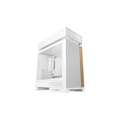 Корпус Deepcool CL660 WH без БП, боковое окно (закаленное стекло), 2x120мм ARGB вентилятор снизу, белый, ATX