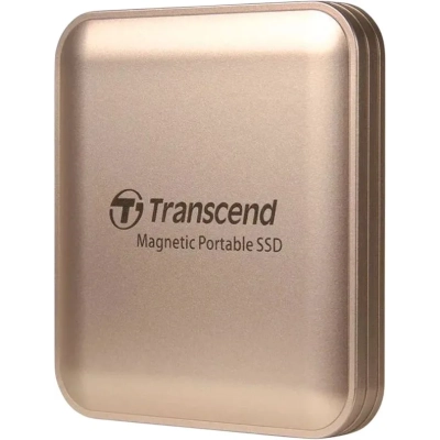 SSD Transcend ESD420 (TS1TESD420G) 1TB USB 3.2 Gen 2.2 Type-C (R/​W - 2000/​2000 MB/​s) Champagne Gold MagSafe