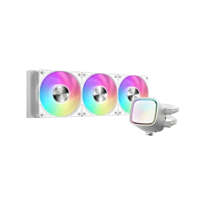 СВО SAMA L50 360WH (L50-WHWAYX03-G) (320W, 360mm, White, ARGB/​ Fans 3x120mm, 72.3CFM, 28dBA, 2200RPM)