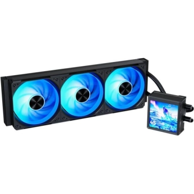 СВО XASTRA Octant LC360 ARGB BK Intel LGA LGA1851/​1700/​1200/​115X/​AM5/​AM4 (4 LCD IPS screen, 3x120 ARGB FDB fan,TDP 315W, black