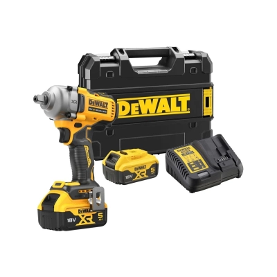 Гайковерт Dewalt DCF892P2T (DCF892P2T-QW) 18 В, 1084 Нм, 3250 уд/​мин, с 2 АКБ 5 Ач и ЗУ, в кейсе TStak