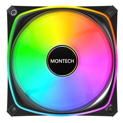 Вентилятор Montech RX120 Pro (MNT-RX120PRO-B) ARGB PWM Black