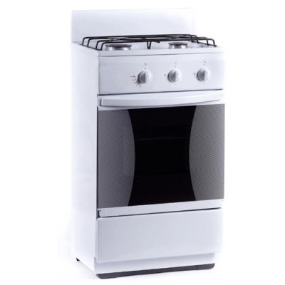 Плита газовая Flama CG 3202 W, 50x35x85 см, 2 конфорки, духовка 30 л