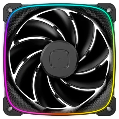 Вентилятор Geometric Future Squama 3003RB-12 Reverse Black (1F3003R112000) 120mm / ARGB, PWM, 120x120x30 mm, 800-2250 RPM, 76.0 CFM, 36.4 dBA