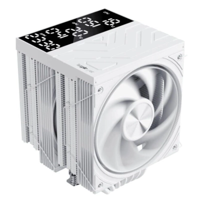 Кулер 1STPLAYER Frost Bite FB12DS-7 White /​ 7HPx6mm, dual tower, 270W TDP, 2x120mm fans, 800-2300 RPM, 70.15 CFM, 34.8 dBA