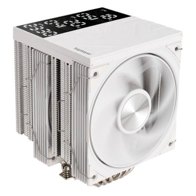 Кулер 1STPLAYER Frost Bite FB12DS-6 White /​ 6HPx6mm, dual tower, 250W TDP, 2x120mm fans, 800-2300 RPM, 70.15 CFM, 34.8 dBA