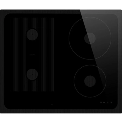 Варочная поверхность SMEG SI1M24644D Musa, 60см, индукция, 4 зоны нагрева, прямой край, слайдерное управление, 9 уровней мощности