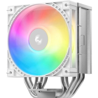 Кулер DEEPCOOL AG500 G2 WH ARGB LGA1851/1700/AM5/AM4 (TDP 250W, PWM, ARGB Fan 120mm, 5 тепл.трубок, белый) Ret