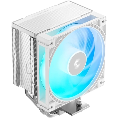 Кулер DEEPCOOL AG600 WH ARGB LGA1851/1700/AM5/AM4 (TDP 270W, PWM, Fan 120mm, 6 тепл. трубок, белый) Ret