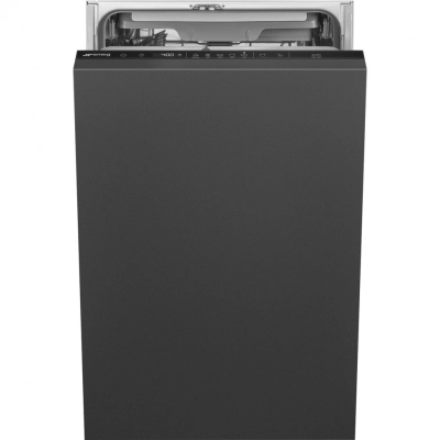 Встраиваемая посудомоечная машина Smeg ST4523DIN 45см, 10 комплектов, 3 корзины, 8 программ, сенсорное управление, отсрочка старта