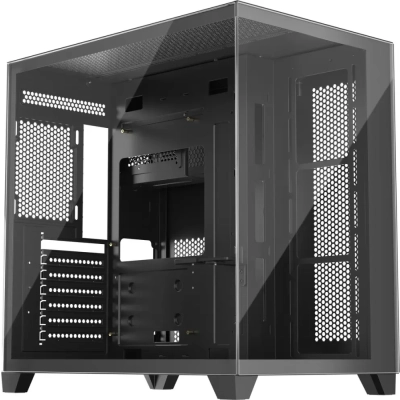 Корпус 1stPlayer MV8-TP (MV8-TP-BK-3F7R-1F7) без БП Black