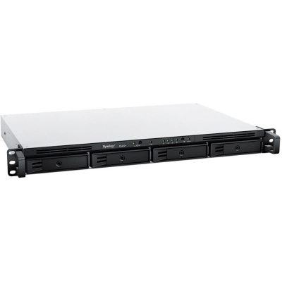 Сетевое хранилище Synology RackStation RS422+ (1U, 4x3.5/​2.5 HDD, 2-core 2.6 GHz,  2 GB DDR4 ECC, 2xGbE LAN)