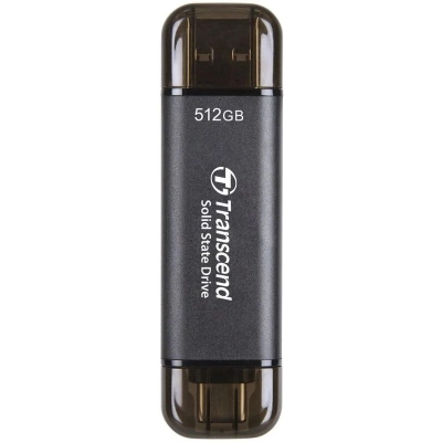 SSD Transcend ESD310C (TS512GESD310C), 512GB, USB 3.2 Gen 2.1 Type-C R/​W - 1050/​950 MB/​s