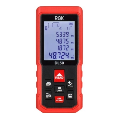 Лазерный дальномер RGK DL50 с угломером 4610011873904