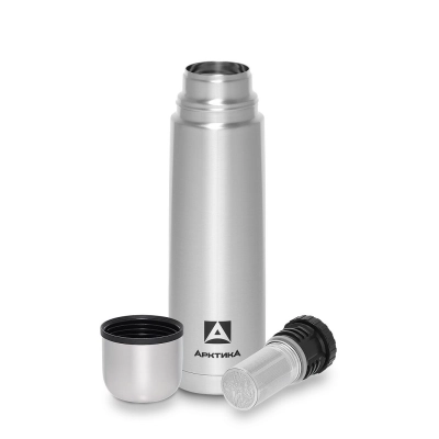 Термос для напитков Арктика 101-750C/Sil 0.75л. серебристый